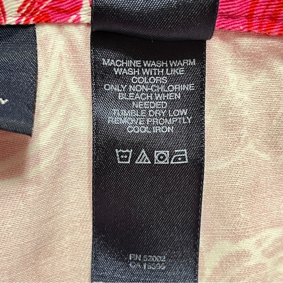 Crazy Horse A Liz Claiborne Co. 100% Cotton Pink/Red Floral Skort Skirt - Picture 12 of 14